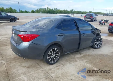 2017 Toyota Corolla Se from USA, damaged, VIN 5YFBURHEXHP665362
